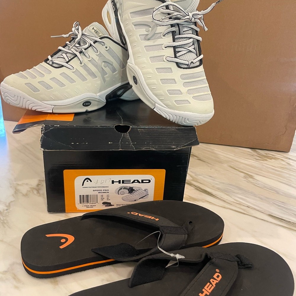 Head Athletic Shoes in White and Black